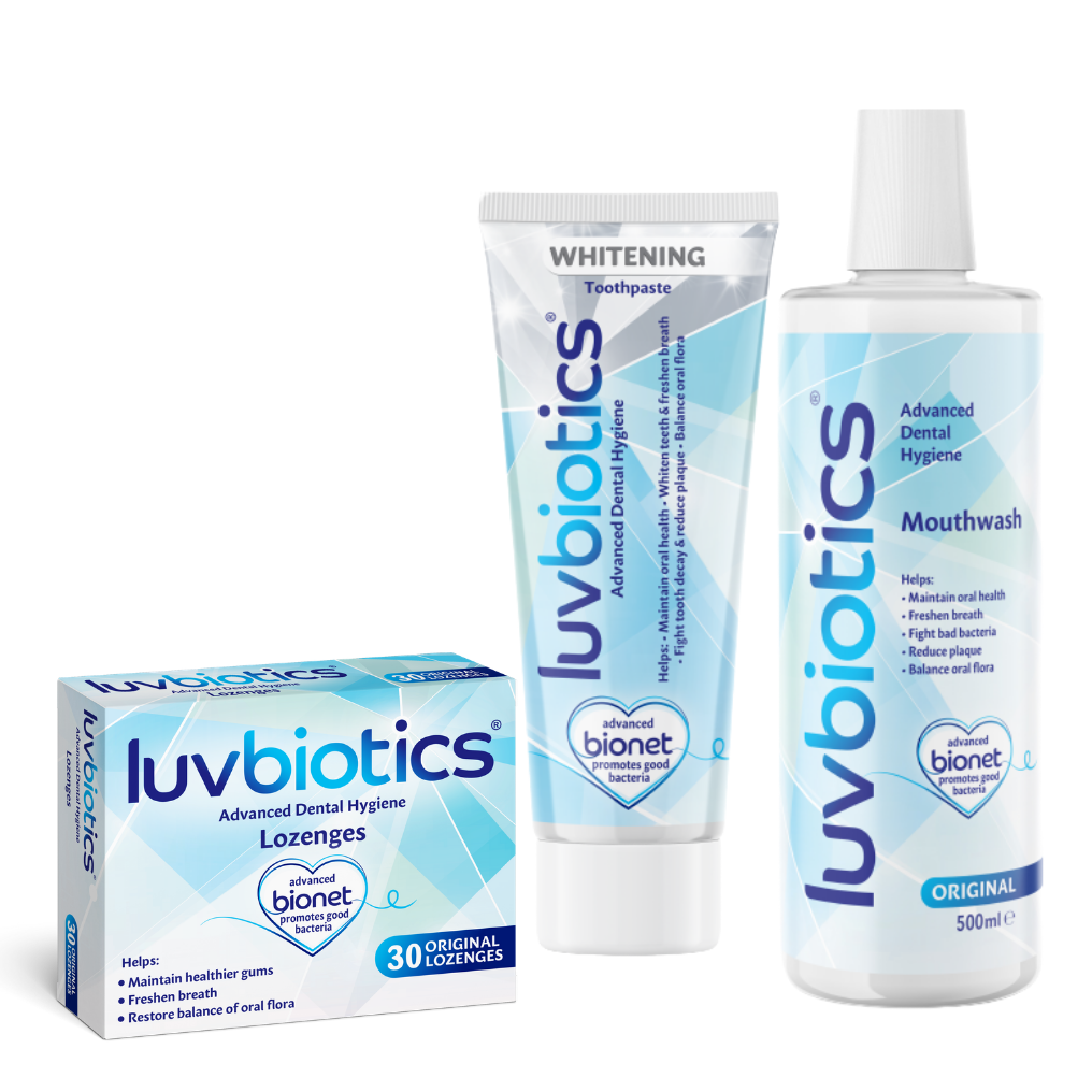 Luvbiotics Advanced Dental Hygiene With Probiotics Whitening Kit