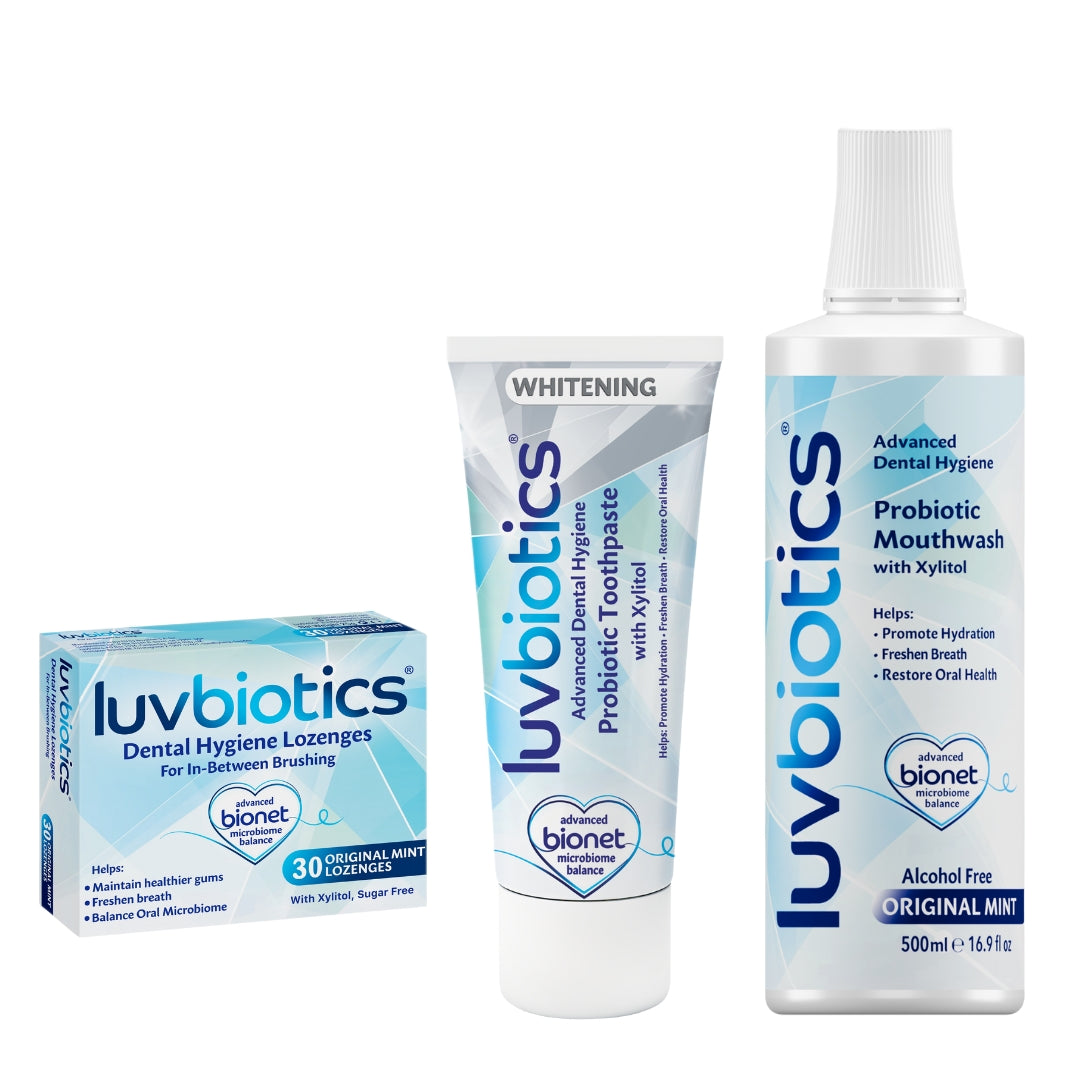Luvbiotics Advanced Dental Hygiene With Probiotics Whitening Kit