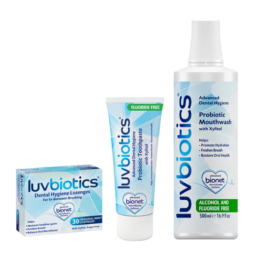 Luvbiotics Advanced Dental Hygiene With Fresh and Fluoride Free Kit
