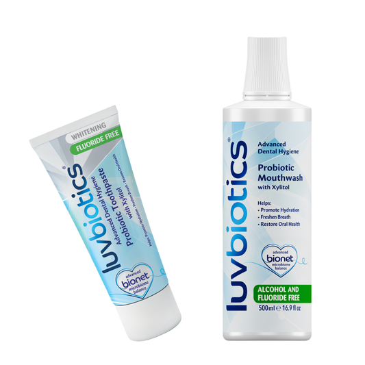 Luvbiotics Advanced Dental Hygiene With Gentle White Duo