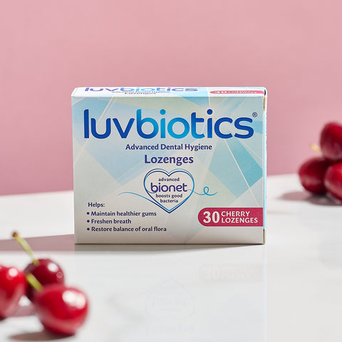 Luvbiotics Cherry Lozenges with Probiotics - Pack of 3