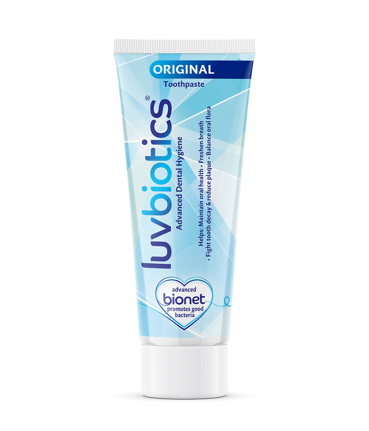 Luv Biotics Original Toothpaste with Oral Probiotics, Xylitol & Aloe Vera – 75ml